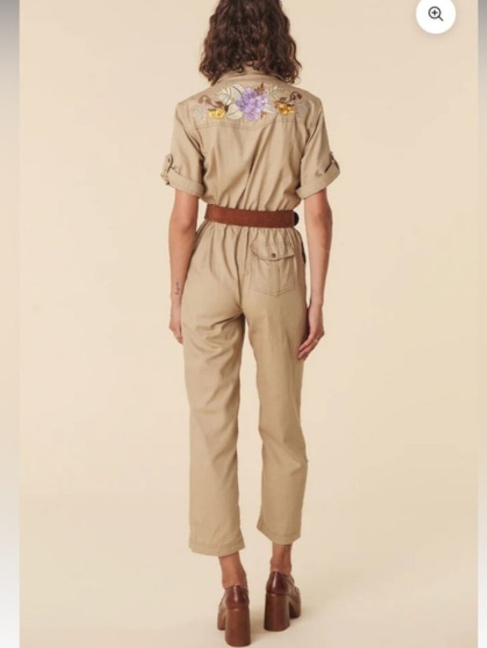 Spell & The Gypsy Foxglove Embroidered Boiler Suit Jumpsuit Xs
